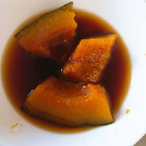 麺つゆとレンジで簡単かぼちゃの煮付け